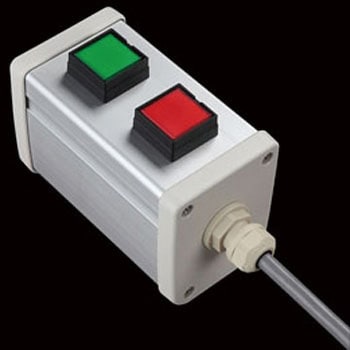 S-6480スイッチ2点S(GR)防水ノーマル1m SUS(エスユーエス)