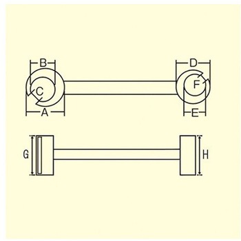 330mm 丁番調整工具 グリップ付 エスコ
