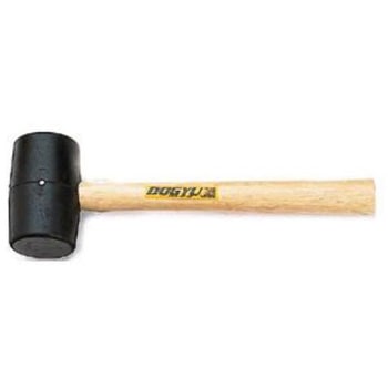 670g/60x350mm ゴムハンマー 黒 エスコ