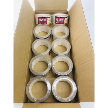 超透明OPPテープ 48mm×50m 箱販売10巻セット 紺屋商事