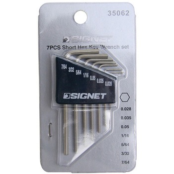六角棒レンチ7本セット 0.028-7/64" SIGNET(シグネット)