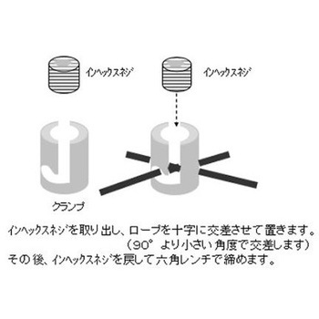 クロスクランプ ステンレス製 EA638RGシリーズ エスコ
