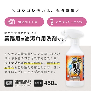 スカッと固着油を落とす泡スプレー キッチンクリーナー剤 アイメディア