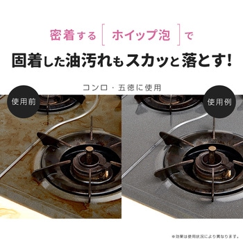 スカッと固着油を落とす泡スプレー キッチンクリーナー剤 アイメディア