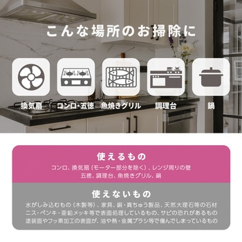 スカッと固着油を落とす泡スプレー キッチンクリーナー剤 アイメディア