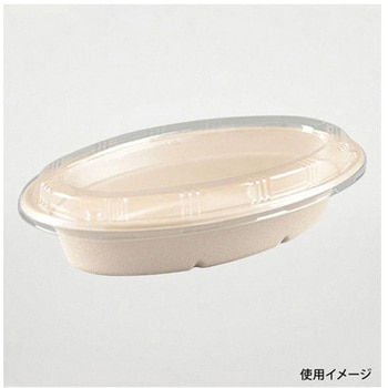 BB竹バガスC-2ラミ本体 クラフト色 50枚×12パック入 PackStyle(パックスタイル)