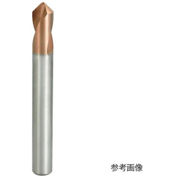 DLE センタリング・面取り加工用 リーディング超硬ソリッドドリル 外部給油形 60° 6mm DP1020 三菱マテリアル