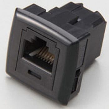 モジュラー8P(RJ-45)パネルマウントアダプタ SUS(エスユーエス)