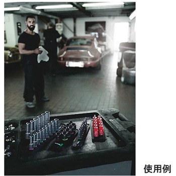 1/4"DR/9点 ディープソケットセット エスコ