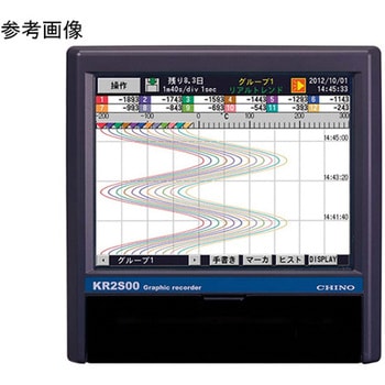 グラフィックレコーダ H144×W144×D200mm KR2Sシリーズ CHINO(チノー)