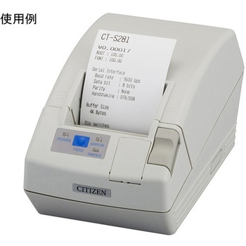 カッター付きラベルプリンター USB+シリアル CT-S281ⅡUSJシリーズ シチズン