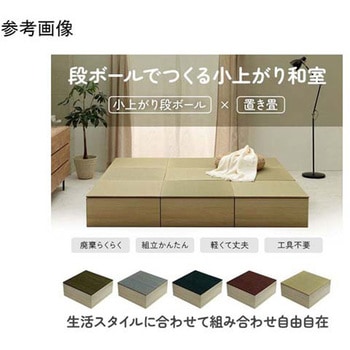 段ボール製小上がり 無地 アズワン