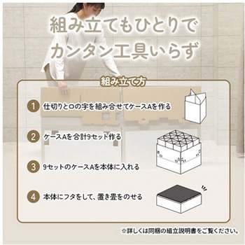 段ボール製小上がり 無地 アズワン