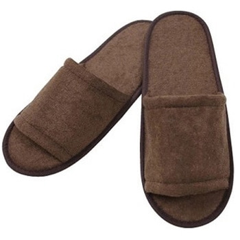 スリッパ茶 袋入 1箱 250足入 サンワ