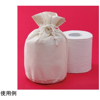 不織布トイレットペーパー袋 1ケース 500枚入 サンワ