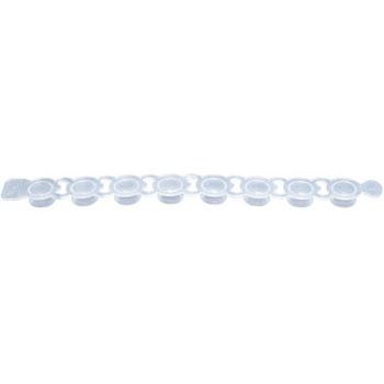 0.1mL 8連PCRチューブ用フラットキャップ 120ストリップ/袋 FastGene