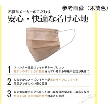 極 KIWAMI マスク アソートパック 紅梅色/錫色/京藤色/翡翠色/木蘭色セット ふつうサイズ 5枚×120袋入 前田工繊