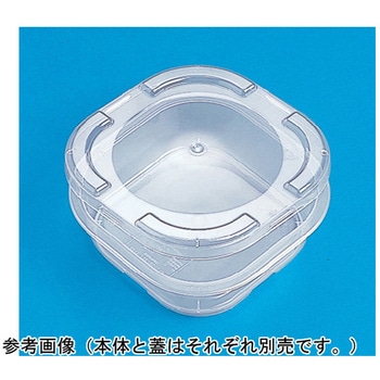 サンコー樽蓋 角 S-0.2K 透明 アズワン