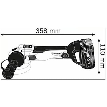 100mm/18.0V ディスクグラインダー 充電式 エスコ
