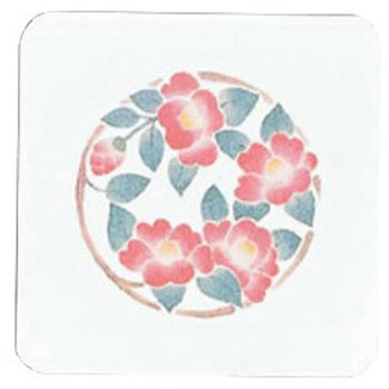 花雅コースター 椿 12～2月 100枚入 角 アーテック[学校教材・教育玩具]