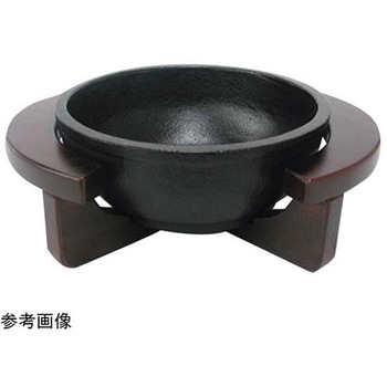 アサヒ 鉄焼ビビンバ鍋 木枠付 0.6L 旭
