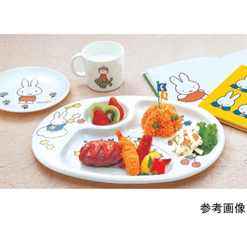 メラミンお子様食器「ミッフィー」小判皿 - 関東プラスチック工業