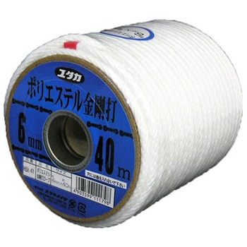 ポリエステル金剛ロープボビン 6mm×40m ユタカメイク