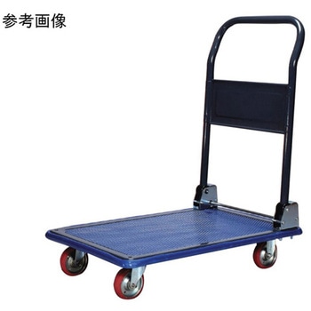 スチール台車 ハンドル折りたたみ式 アズワン