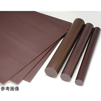 ナイロン丸棒 MC602ST ココア色 Φ200×500mm アズワン