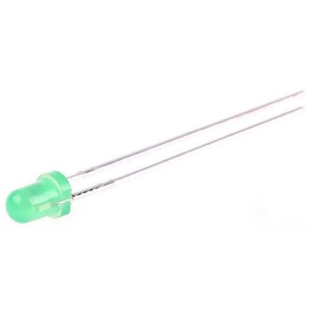 Wurth Elektronik LED， 緑， スルーホール実装， 3 mm 砲弾型 (T-1)， 151031VS06000 - WURTH ELEKTRONIK
