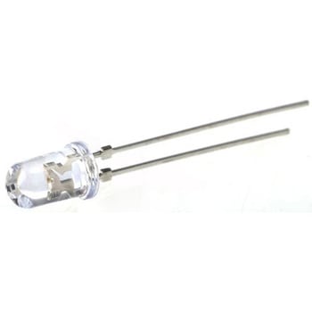 Wurth Elektronik LED， 青， スルーホール実装， 5 mm (T-1 3/4)， 151053BS04500 WURTH ELEKTRONIK