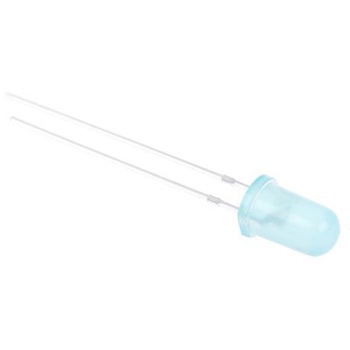 Wurth Elektronik LED， 青， スルーホール実装， 5 mm (T-1 3/4)， 151051BS04000 - WURTH ELEKTRONIK