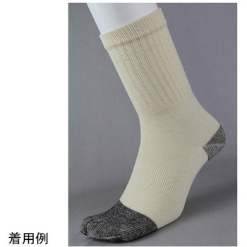 消臭サポーター指又付キナリ 4足組 FUKUTOKU(福徳産業)