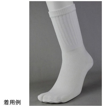 消臭サポーター指又付しろ 4足組 福徳産業