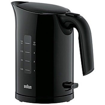 ピュアイーズ 電気ケトル  ブラック WK304AJ-WK3000BK ブラウン