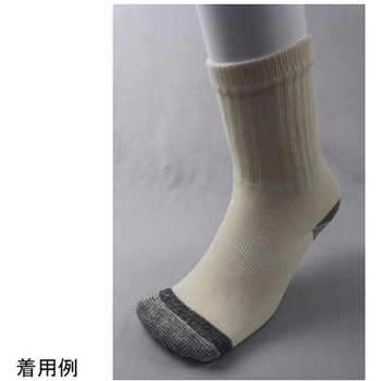 消臭サポーター先丸キナリ 4足組 福徳産業