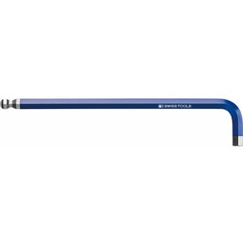ロングボールレインボーレンチ クロムメッキ仕様 サイズ：10mm 青色 PBスイスツールズ