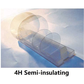 単結晶SiCウェハ 4インチ・4H-半絶縁 ZMPグレード/プライムグレード TanKeBlue