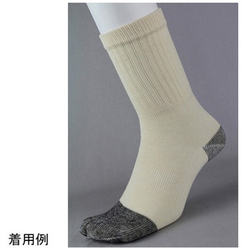 消臭サポーター指又付キナリ 4足組 FUKUTOKU(福徳産業)