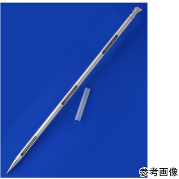 オールレイヤーパウダーサンプラー 3ポケット アルミニウム製 88cmL 110mL - アズワン