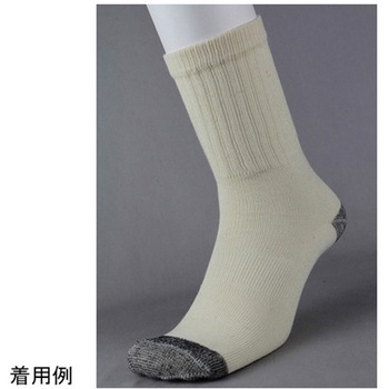 消臭サポーター先丸キナリ 4足組 福徳産業