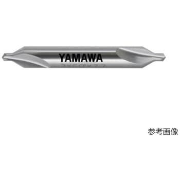 弱ねじれ溝A形60° 超硬センタ穴ドリル C-CD-S 4X60°X10 YAMAWA(ヤマワ/弥満和製作所)