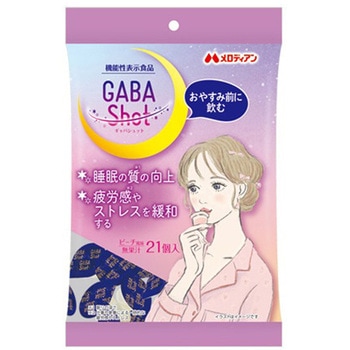 GABA Shot 1ケース 4.5mL×21個 ×20袋入り メロディアン