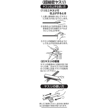 超精密ヤスリ プラスチック用 半丸 12型 柄なし WIZ'A