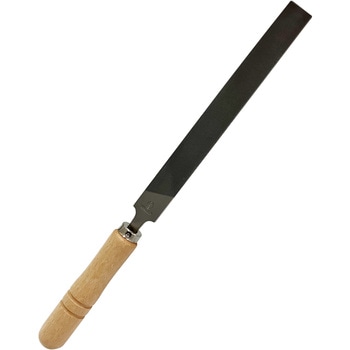 鉄工ヤスリ 平 中目 木柄 200mm - グリーンクロス