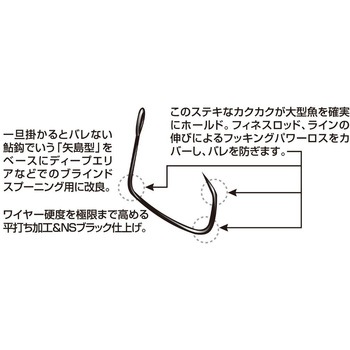 AH-5 エリアフック タイプV クナイ カツイチ
