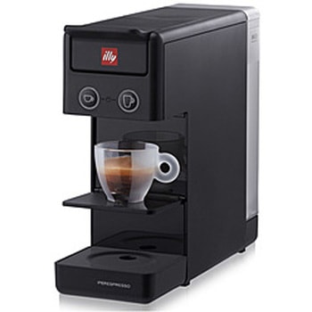 FrancisFrancis!カプセル式コーヒーマシン illy ブラック Y3.3 [ミルなし] - キーコーヒー