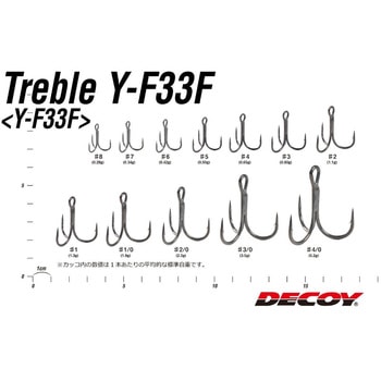 Y-F33F トレブル カツイチ