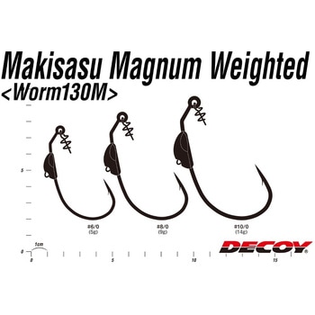 Worm130M マキサスマグナムウェイテッド カツイチ