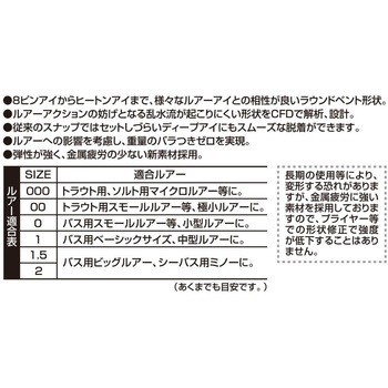 SN-1 ラウンドスナップ カツイチ